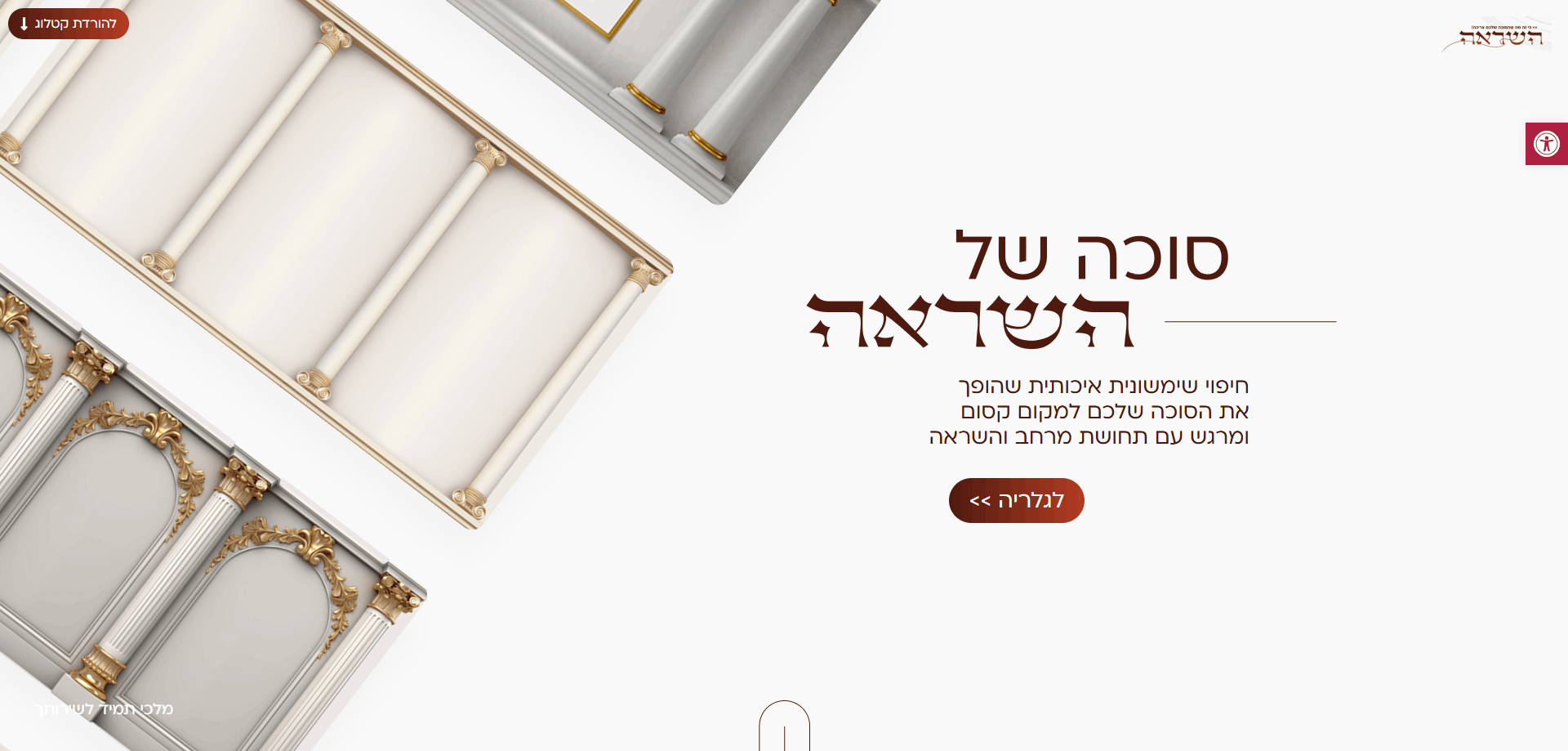 תיק עבודות - סוכה של השראה | יפי שורץ